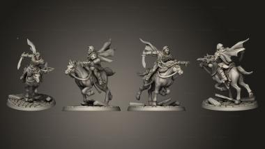 Military figurines Thieves Guild Rider 02 3d model
