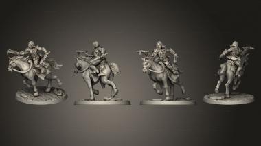 Military figurines Thieves Guild Rider 03 3d model