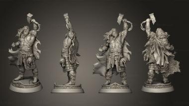 Military figurines Thor God Of Thunder 3d model