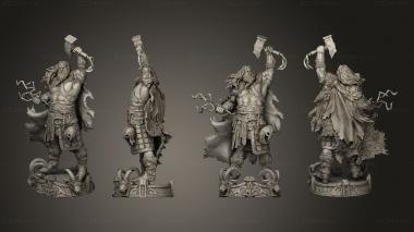 Military figurines Thor Statue 3d model