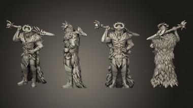 Military figurines Throwback Fairy King B 3d model