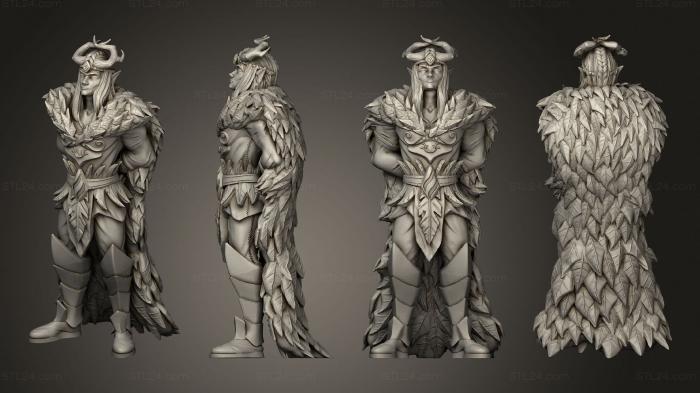 Military figurines (Throwback Fairy King D, STKW_13714) 3D models for cnc
