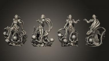Military figurines Throwback Necromancer B 3d model