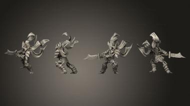Military figurines Throwback Riggath B 3d model
