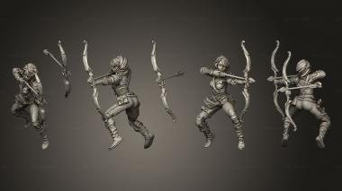 Military figurines Throwback s Lila 3d model