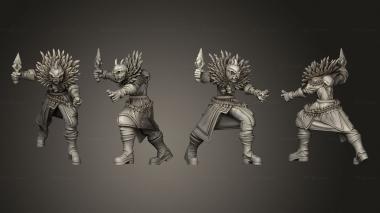 Military figurines Throwback Sorcerer Demon Hunter B 2 3d model