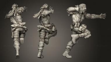 Military figurines Le Kriminal 3d model
