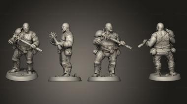 Military figurines Thug 2 3d model