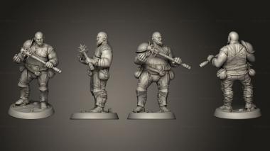 Military figurines Thug 3d model