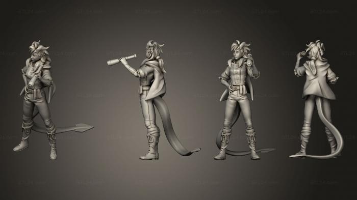 Military figurines (Tiefling Seafarer, STKW_13770) 3D models for cnc