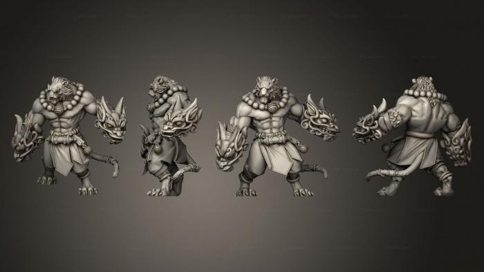 Military figurines (Tiger Monk ver 1, STKW_13771) 3D models for cnc