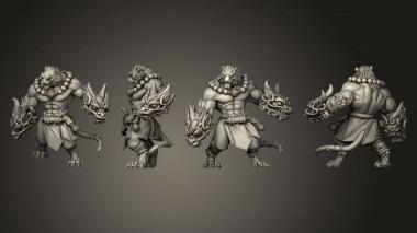 Military figurines Tiger Monk ver 1 3d model