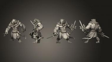 Military figurines Tiger Monk ver 2 3d model