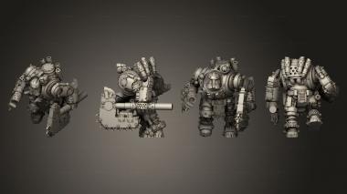 Military figurines Tinbot Boss B 3d model