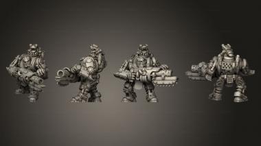 Military figurines Tinbot Pirate Veteran 03 3d model