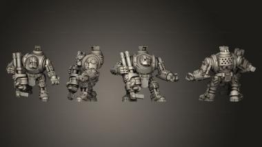 Military figurines Tinbot Pirate Veteran 04 3d model