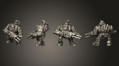 Military figurines Tinbot Pirate Veteran 05 3d model