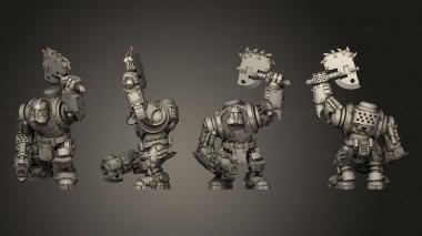 Military figurines Tinbot Shock Troop 02 3d model