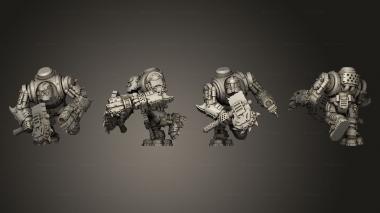 Military figurines Tinbot Shock Troop 04 3d model