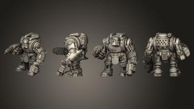 Military figurines Tinbot Vet 01 3d model