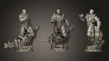 Military figurines Lex Luthor Statue 460mm (One Piece) 3d model