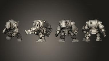 Military figurines Tinbotz Axe 04 3d model