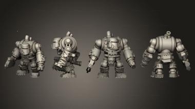 Military figurines Tinbotz Axe 05 3d model