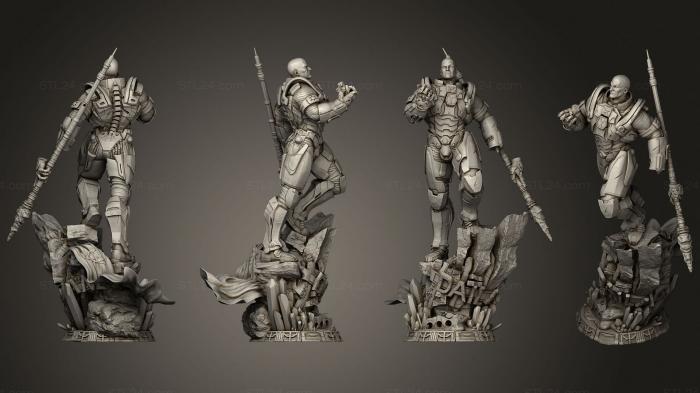 Military figurines (Lex Luthor Statue 460mm, STKW_1381) 3D models for cnc