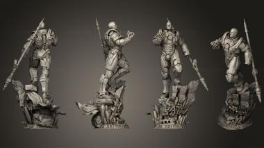 Military figurines Lex Luthor Statue 460mm 3d model