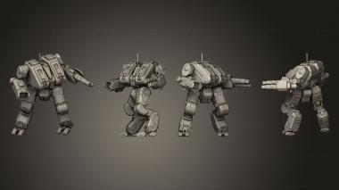 Military figurines TNS 4 S 3d model