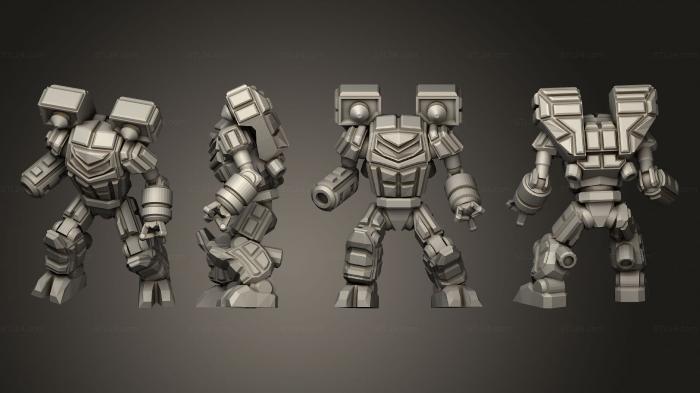 Military figurines (toad ready charge, STKW_13828) 3D models for cnc