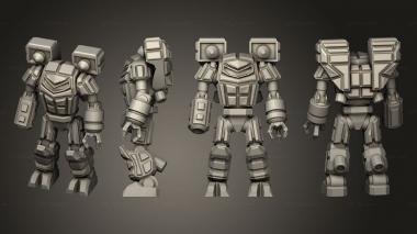 Military figurines toad STATIC 3d model