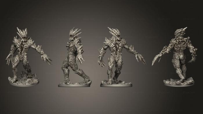 Military figurines (tone Demon Gargantuan v 3, STKW_13831) 3D models for cnc
