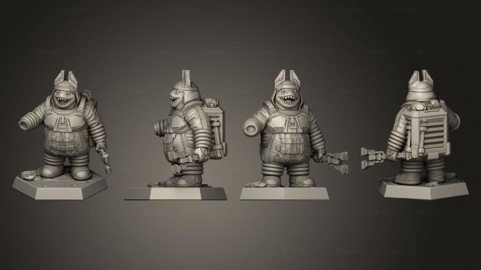 Military figurines (Torcher Orcaid Lightbearer, STKW_13833) 3D models for cnc