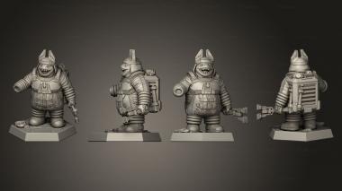 Military figurines Torcher Orcaid Lightbearer 3d model