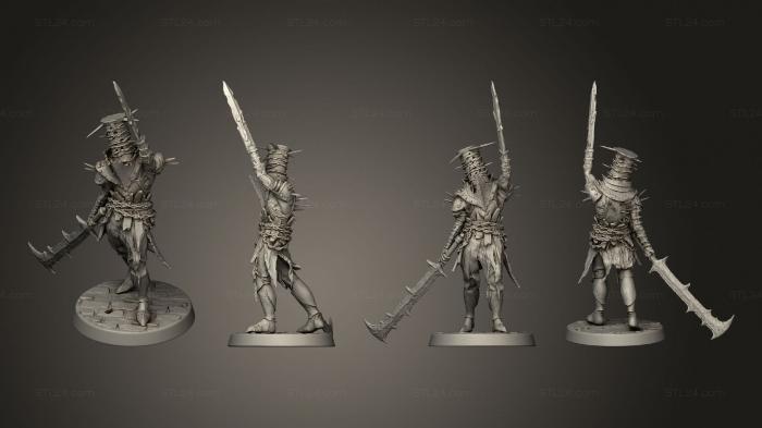 Military figurines (Tormented Iron, STKW_13834) 3D models for cnc