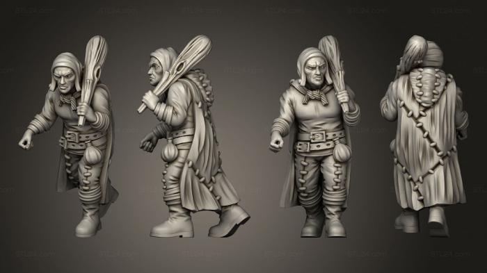 Military figurines (Townsfolk Set Ratcatcher, STKW_13846) 3D models for cnc