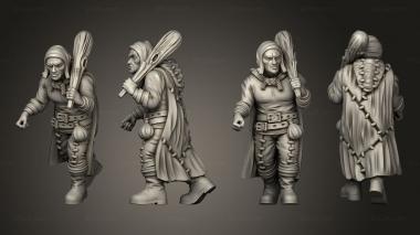 Military figurines Townsfolk Set Ratcatcher 3d model