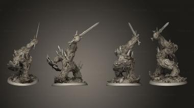 Military figurines Treasure Golem Hollow 3d model