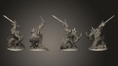 Military figurines Treasure Golem 3d model