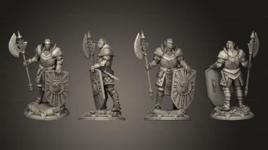 Military figurines Trenon the Redeemed US 3d model
