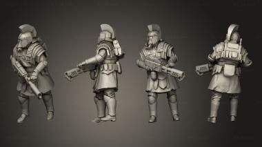 Military figurines Triarii Flamer 1 v 2 3d model