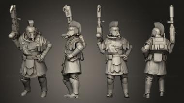 Military figurines Triarii Flamer 2 3d model