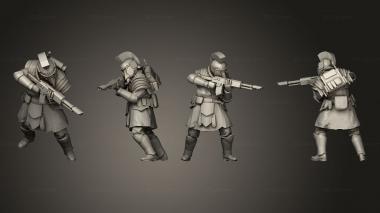 Military figurines Triarii Hellgun 2 3d model