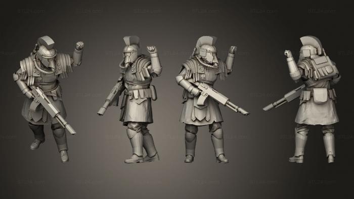 Military figurines (Triarii Sergant, STKW_13859) 3D models for cnc
