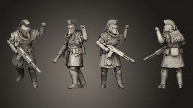 Military figurines Triarii Sergant 3d model