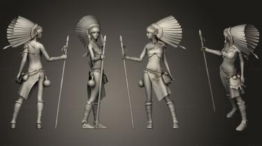 Military figurines Linhi Character 3d model