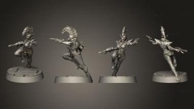 Military figurines Trickster Slashers 02 3d model