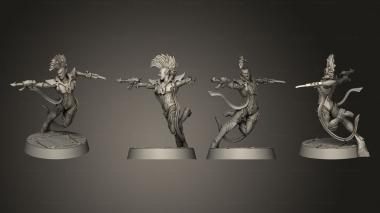 Military figurines Trickster Slashers 3d model