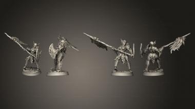 Military figurines Triton F 001 3d model